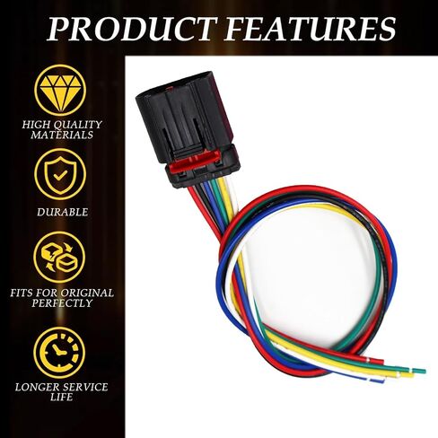 موصل مروحة تبريد الرادياتير 6 اتجاهات متوافق مع 2016-2019 Nissan Titan Wiring Harness Plug WPT-1241، 3U2Z14S411FJAC in Saudi Arabia