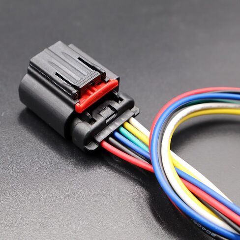 موصل مروحة تبريد الرادياتير 6 اتجاهات متوافق مع 2016-2019 Nissan Titan Wiring Harness Plug WPT-1241، 3U2Z14S411FJAC in Saudi Arabia