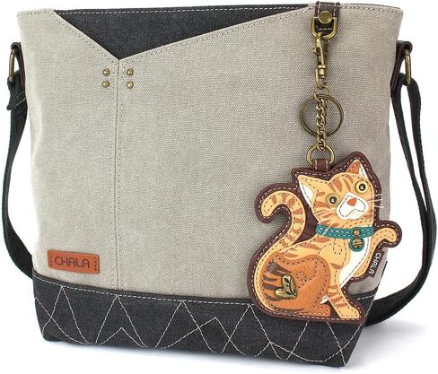 CHALA Prism Crossbody - Orange Tabby Cat - Gray in Saudi Arabia
