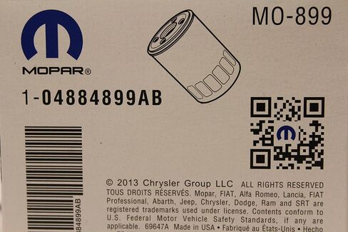 Genuine Chrysler (4884899AB) Engine Oil Filter in Saudi Arabia