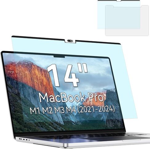 Magnetic Anti Blue Light Filter for MacBook Air/Pro 13 Inch (2016-2022, M1, M2), Removable MAC 13.3" Computer Film,Glare Laptop Screen Protector with Camera Cover in Kuwait