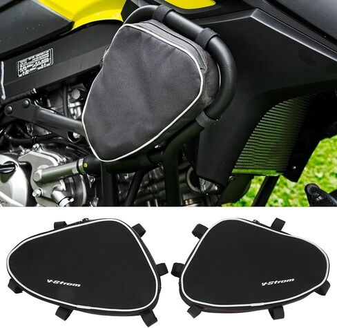 2pcs Motorcycle Frame Crash Bars Bag Replacement for V - Strom DL650 DL1000 with Repair Tool Placement Bag in Saudi Arabia