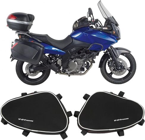 2pcs Motorcycle Frame Crash Bars Bag Replacement for V - Strom DL650 DL1000 with Repair Tool Placement Bag in Saudi Arabia