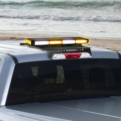 WeiSen حامل ضوء مغناطيسي للكابينة وشريط إضاءة للطوارئ على السطح العلوي متوافق مع Ford F-150 2015-2024، مناسب F-250/F-350/F-450/F-550 2017-2022 in Saudi Arabia