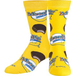 Cool Socks, Original Moon Pie, Mens Womens Crew, Funny Graphic Print, Large in Saudi Arabia