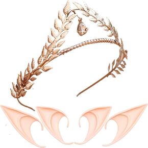 تاج تاج الزهرة السوداء، إكسسوارات غطاء الرأس لعصر النهضة للشعر القوطي للنساء والفتيات، عصر النهضة الساحرة للهالوين (أسود-أحمر) in Kuwait