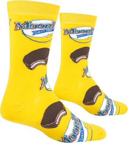 Cool Socks, Original Moon Pie, Mens Womens Crew, Funny Graphic Print, Large in Saudi Arabia