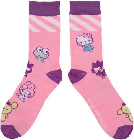 Bioworld Hello Kitty & Friends Character Art Adult 3-Pair Casual Crew Socks Box Set in Saudi Arabia
