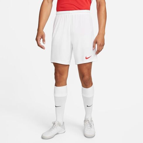 Nike Youth Park III Shorts (White/Black, X-Small) in Saudi Arabia