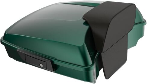 Advanblack White Sand Pearl Tour Pack 2022 Street Glide 2023 Road Glide Motorcycle King Trunk Tour Pack Luggage +Wrap-Around Backrest Pad for '97-'24 Harley Touring/Softail in Saudi Arabia