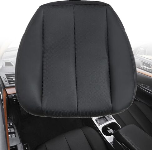NLQR Front Driver Side Bottom Replacement Seat Cover Black Perforated Microfiber Leather Compatible with Subaru Outback 2010 2011 2012 2013 2014 in Saudi Arabia
