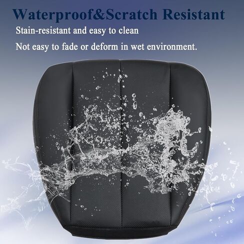 NLQR Front Driver Side Bottom Replacement Seat Cover Black Perforated Microfiber Leather Compatible with Subaru Outback 2010 2011 2012 2013 2014 in Saudi Arabia