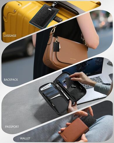 Air Tag (2025) iOS Only Bluetooth Tracker Card with Apple Find My, Rechargeable Smart Card Wallet Finder GPS Tracker, Keys Finder and Item Locator for Keys, Bags, Passports (Blue, 2 Pack) in Kuwait