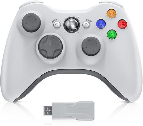 Nonbliep Compatible with Wired Controller for Xbox 360 and PC with TURBO/Dual Vibration/2.5mm Audio Jack Black in Saudi Arabia