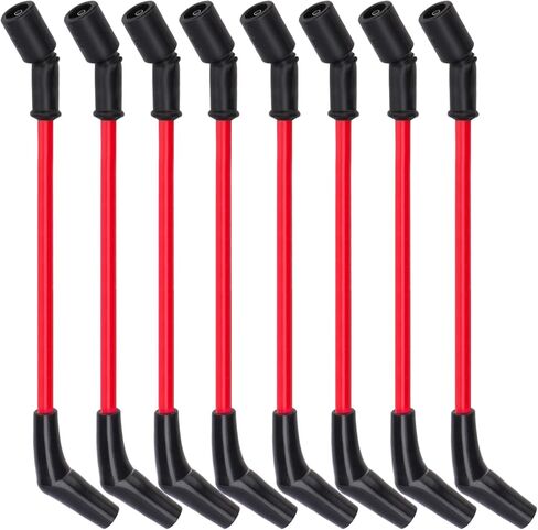 19005218 10.5 MM Spark Plug Wire Kit, 8PCS High Heat Spark Plug Ignition Wires Set for Chevy GMC Cadillac LS1 LS2 LS3 LS6 LS7 LSx V8 Replace # 10457730, 12563293, 12573190 in Saudi Arabia