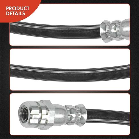 A-Premium Rear Brake Hydraulic Hose Compatible with Audi A3 06-13, A3 Quattro 06-09 & Volkswagen Beetle 14-19, Jetta 05-18, Passat 06-10 & Seat & More in Saudi Arabia