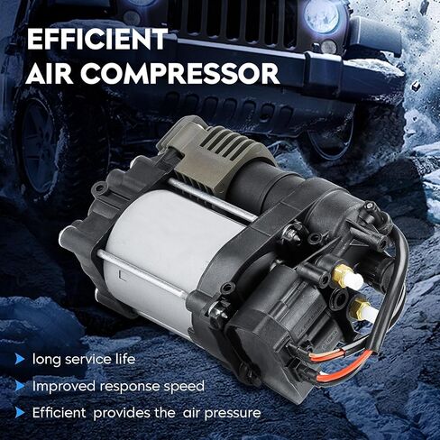 Air Suspension Compressor Pump Fit for Jeep Grand Cherokee V6/V8 2011-2020, Air Ride Compressor Pump with relay, Replace for 68204730AC, 68204730AD in Saudi Arabia