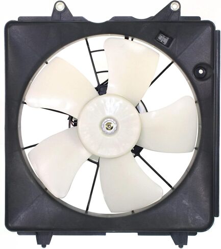 Evan Fischer Driver and Passenger Side Set of 2 (1) A/C Condenser Fan, and (1) Radiator Fan Compatible with 2006-2011 Honda Civic in Saudi Arabia