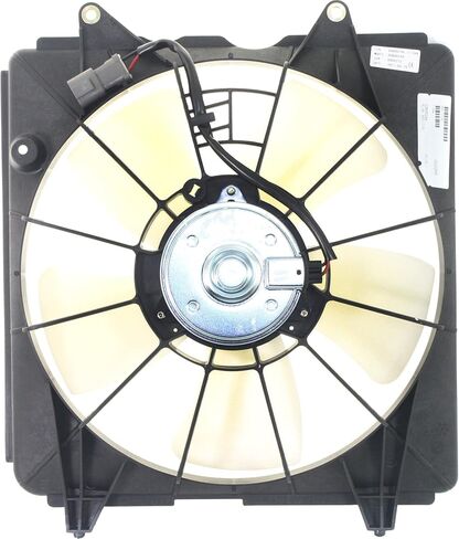 Evan Fischer Driver and Passenger Side Set of 2 (1) A/C Condenser Fan, and (1) Radiator Fan Compatible with 2006-2011 Honda Civic in Saudi Arabia