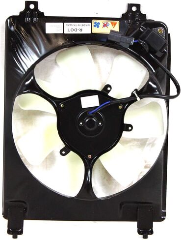 Evan Fischer Driver and Passenger Side Set of 2 (1) A/C Condenser Fan, and (1) Radiator Fan Compatible with 2006-2011 Honda Civic in Saudi Arabia