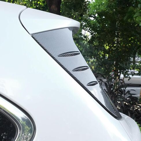 Car Accessories Rear Side Spoiler Wing Protective Sticker Cover Trim Compatible withToyota Sienna 2021 2022 2023 2024 (Carbon Fiber Style) 2PCS ABS in Saudi Arabia