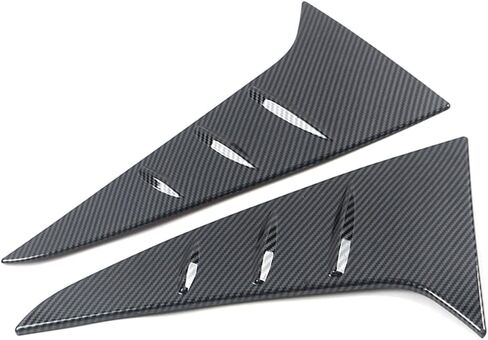 Car Accessories Rear Side Spoiler Wing Protective Sticker Cover Trim Compatible withToyota Sienna 2021 2022 2023 2024 (Carbon Fiber Style) 2PCS ABS in Saudi Arabia