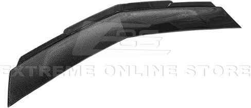 Replacement for 2009-2015 Cadillac CTS-V Sedan Models | Performance Boomerang Style Rear Trunk Lid Wing Spoiler Wickerbill Insert (ABS Plastic - Primer Black) in Saudi Arabia