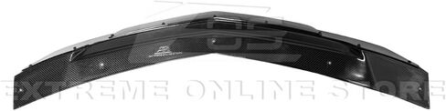 Replacement for 2009-2015 Cadillac CTS-V Sedan Models | Performance Boomerang Style Rear Trunk Lid Wing Spoiler Wickerbill Insert (ABS Plastic - Primer Black) in Saudi Arabia