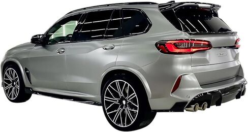 IKON MOTORSPORTS, Trunk Spoiler Compatible with 2019-2025 BMW X5 G05 & 2020-2025 BMW X5M F95, IKON Style Gloss Black Tail Mid Rear Middle Spoiler Boot Wing Lip ABS,2020 in Saudi Arabia