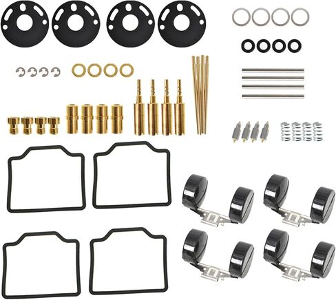 4 Set of Carburetor Repair Kit with Float Replacement for Honda CB750 CB750K 1969-1976 in Saudi Arabia