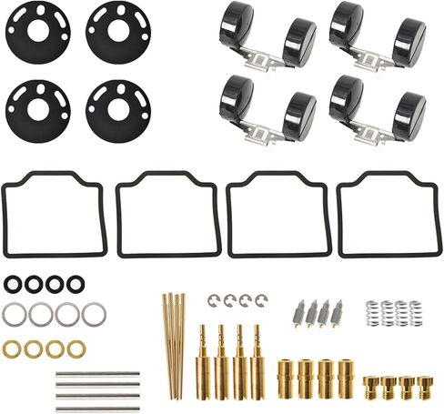 4 Set of Carburetor Repair Kit with Float Replacement for Honda CB750 CB750K 1969-1976 in Saudi Arabia