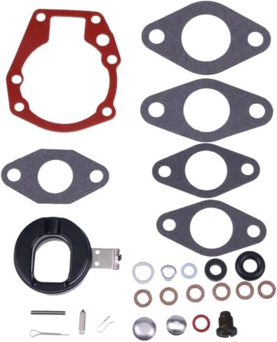 Carburetor Rebuild Repair Kit with Float 439071 18-7043 0382047 Compatible with Johnson Evinrude 1.5HP 2HP 3HP 5HP 5.5HP 6HP 7.5HP 10HP 15HP 18HP 20HP in Saudi Arabia