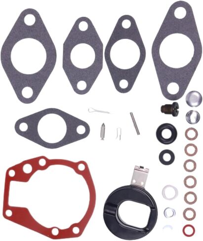 Carburetor Rebuild Repair Kit with Float 439071 18-7043 0382047 Compatible with Johnson Evinrude 1.5HP 2HP 3HP 5HP 5.5HP 6HP 7.5HP 10HP 15HP 18HP 20HP in Saudi Arabia