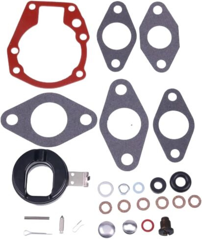 Carburetor Rebuild Repair Kit with Float 439071 18-7043 0382047 Compatible with Johnson Evinrude 1.5HP 2HP 3HP 5HP 5.5HP 6HP 7.5HP 10HP 15HP 18HP 20HP in Saudi Arabia