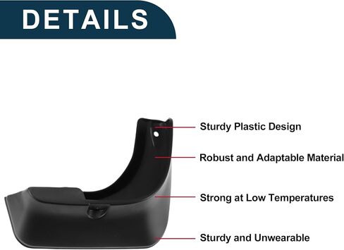 Mud Flaps Splash Guards for Toyota Avalon 2007-2018 Front & Rear Mud Guards W/Mount Accessories in Saudi Arabia