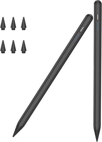 【2Pack】 Stylus Pencil for Apple iPad 2018-2025 A16 11/10/9/8/7/6,iPad mini 6/5,iPad Air M3/M2 11"/13"/5/4/3,iPad Pro M4 13"/12.9"/11" USB-C Fast Charging Pencil,Pixel-Perfect Tilt Sensitivity in Kuwait