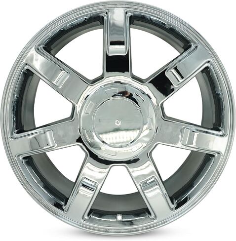 مجموعة من 4 عجلات من سبائك الكروم مقاس 22 بوصة 22 × 9 لـ 2007-2014 كاديلاك إسكاليد ESV EXT OEM حافة بديلة بتصميم in Saudi Arabia