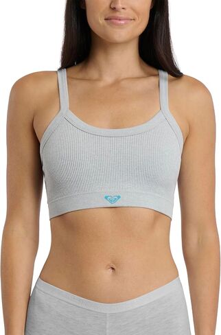 Roxy Women's Seamless Bras Ribbed Lounge Wirefree Bralette Set, 3-Pack in Saudi Arabia