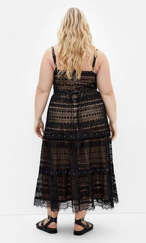 City Chic Women's Plus Size Dress - Mia Lace in Saudi Arabia