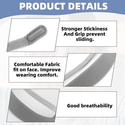 1 Pack Headgear Replacement Compatible with Airfit N30i/P30i, Adjustable CPAP Headgear, CPAP Mask Strap for N30i and P30i CPAP Nasal Mask Replace Part, CPAP Accessories Supplies in Kuwait