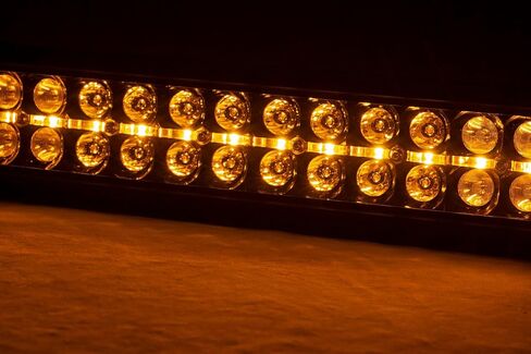شريط إضاءة LED مزدوج الصف من سلسلة Rough Country مقاس 50 بوصة | Amber DRL - 70950BDA in Saudi Arabia