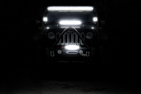 شريط إضاءة LED مزدوج الصف من سلسلة Rough Country مقاس 50 بوصة | Amber DRL - 70950BDA in Saudi Arabia