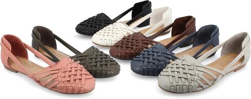 أحذية Journee Collection النسائية من Ekko المنسوجة من Huarache in Saudi Arabia