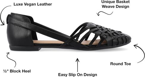 أحذية Journee Collection النسائية من Ekko المنسوجة من Huarache in Saudi Arabia