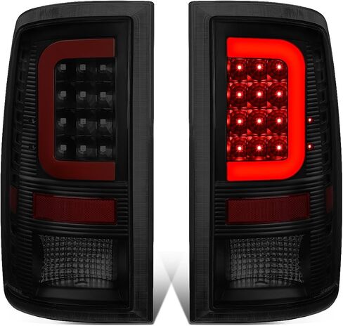 DNA MOTORING TL-DRAM09-LED-RD3D-BK-SM-G2 LED ثلاثي الأبعاد للسائق وجانب الركاب [متوافق مع 09-17 دودج رام 1500 2500 3500] in Kuwait