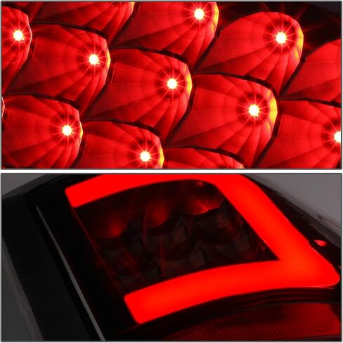 DNA MOTORING TL-DRAM09-LED-RD3D-BK-SM-G2 LED ثلاثي الأبعاد للسائق وجانب الركاب [متوافق مع 09-17 دودج رام 1500 2500 3500] in Kuwait