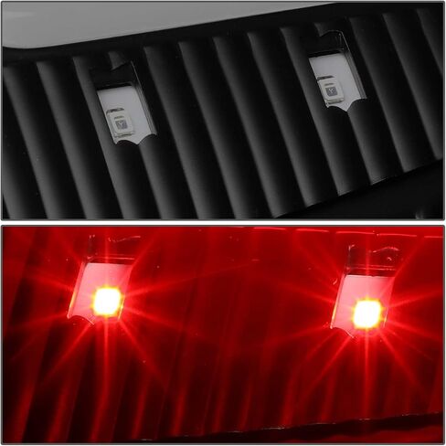DNA MOTORING TL-DRAM09-LED-RD3D-BK-SM-G2 LED ثلاثي الأبعاد للسائق وجانب الركاب [متوافق مع 09-17 دودج رام 1500 2500 3500] in Kuwait