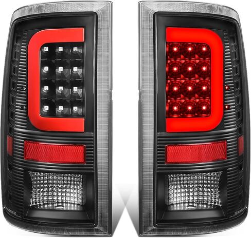 DNA MOTORING TL-DRAM09-LED-RD3D-BK-SM-G2 LED ثلاثي الأبعاد للسائق وجانب الركاب [متوافق مع 09-17 دودج رام 1500 2500 3500] in Kuwait