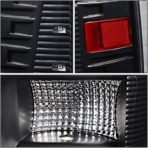 DNA MOTORING TL-DRAM09-LED-RD3D-BK-SM-G2 LED ثلاثي الأبعاد للسائق وجانب الركاب [متوافق مع 09-17 دودج رام 1500 2500 3500] in Kuwait