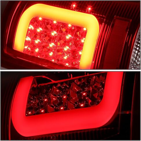 DNA MOTORING TL-DRAM09-LED-RD3D-BK-SM-G2 LED 3D Tail Light Assembly Driver & Passenger Side [Compatible with 09-17 Dodge Ram 1500 2500 3500] in Kuwait